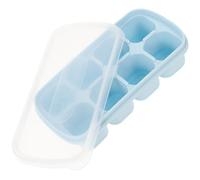 BESPORTBLE Household Silicone Ice Cube Tray with Lid Ice Mold for Freezer Space-Saving Tray for Cooling Drinks Fruit Pudding in Summer