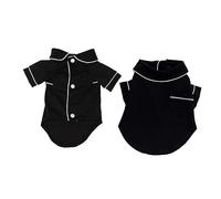 BESPORTBLE Household Two-legged Pet Pajamas for Dogs Black Sleepwear Fashionable and Comfortable Indoor Wear for Everyday Use and Special Occasions