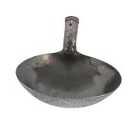 BESPORTBLE Household Water Ladle Iron Water Scoop Multi-Functional Use Ergonomic Design Sturdy Metal Spoon for Garden and Drain Cleaning