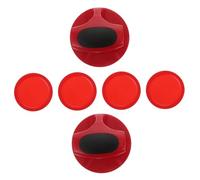 BESPORTBLE Ice Hockey Pushers Plastic Pucks Replacement for Air Hockey Table Heavy Weight for Home Game Table Play and Party Use