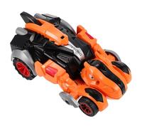 BESPORTBLE Inertia Dinosaur Car for Preschool Boys Transforming Vehicle with Bounce-back Action Drop-resistant Material Push and Play Birthday