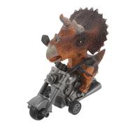 BESPORTBLE Inertia Dinosaur Motorbike for Lightweight Animal Motorcycle Model Compact Desktop Figurine Stimulates Curiosity and Interactive Play for Boys