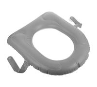 BESPORTBLE Inflatable Toilet Seat Cushion Cover Raised Padded PVC with Suction Cups and Storage Bag for Elderly Adults Seniors Commode Chairs Lightweight Portable Comfort