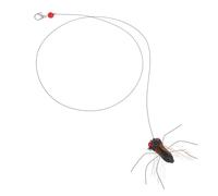 BESPORTBLE Interactive Cat Replacement Heads Enhances Playtime and Reduces Pet Loneliness 2pcs with Insect Shape and Long String, Plastic Kitten Teaser Refills for Indoor Activities