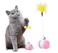 BESPORTBLE Interactive Motion Cat Toy Funny Cat Stick Balance Car Teaser for Indoor Play