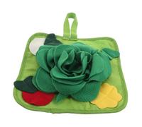 BESPORTBLE Interactive Pet Slow Feeding Mat for Rabbits Hamsters Small Animals Green Foraging Enhances Intelligence and Alleviates Boredom Versatile Indoor Sniff Mat for Bunny Ferrets Birds