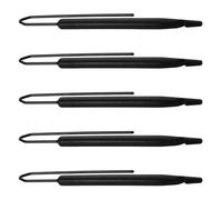 BESPORTBLE Interlocking tool hair extension 5pcs black crochet hooks with timesaving design for dreadlocks and braids maintenance on the go