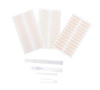 BESPORTBLE Invisible Lace Double Eyelid Tape for Women Water-activated Self-adhesive Eyelid Lift Strips Natural Mesh Texture Suitable for Hooded Droopy Eyes Professional Makeup and Beauty