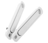 BESPORTBLE Invisible Sliding Window Handle Replacement Sliding Door Handles Zinc Alloy Material 2pcs with Smooth Operation and Hidden Design, Modern Aesthetic for Kitchens and Bedrooms