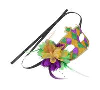 BESPORTBLE Irish Festival Eye Mask for St Patrick Day Halloween Lightweight Soft Material Party Prop for Music Birthday Celebrations Durable Elegant Masquerade Accessory with Intricate Floral