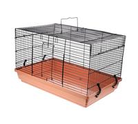 BESPORTBLE Iron Cage Hamster Carrier Portable Outdoor Case for Dwarf Hamsters Guinea Pigs Hedgehogs Large Space for Play Sleep Easy to Clean Secure Design for Travel