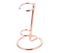BESPORTBLE Iron Crystal Display Stand Hexagonal Cylindrical Design Crystal Wand, with Stable Support Portable Convenience Mineral Stone Suitable for Stores and Office Use