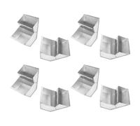 BESPORTBLE Iron Hay Feeder with Easy Cleaning Surface and Effortless Installation 8pcs Rabbit Food Dispenser Silver for Bunny Cage Suitable for Small Farms and Multiple Cage Setups Outdoor