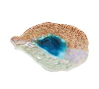 BESPORTBLE Irregular Oyster Shell Design Plate Snack Dish Multi-Functional Serving Tray for Fruits Salad Home Table Decor