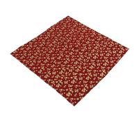 BESPORTBLE Japanese Bento Cloth 70X70Cm Cotton Red Cherry Blossom Pattern Eco-Friendly Wrap for Outdoor Picnic and Lunch Box Use
