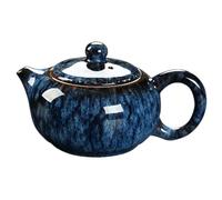 BESPORTBLE Japanese Ceramic Teapot Blue Large Portable Tea Kettle with Cool Handle for Home and Tearoom Efficient Brewing for Herbal Tea