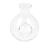 BESPORTBLE Japanese Crystal Glass Wine Decanter with Ice Chamber Clear Home Brandy Carafe for Aerating and Enhancing Aroma Practical Wine Serving Vessel for Household Use