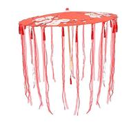 BESPORTBLE Japanese Decorative Silk Umbrella Large Handheld Parasol for Photography Props Pink