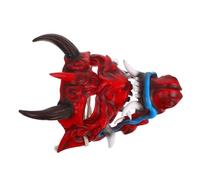 BESPORTBLE Japanese Demon Mask for Halloween Scary Devil Lightweight Breathable Human Mask for Adults Horror-themed Parties and Cosplay Events