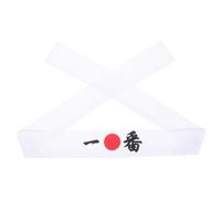 BESPORTBLE Japanese Headband Decorative Head Band Reusable Breathable Wide Chef Karate Accessory for Cooking Sports and Martial Arts Training