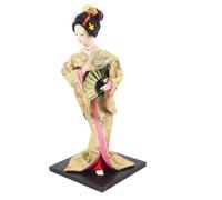 BESPORTBLE Japanese Kimono Doll Ornament Collectible Figurine Traditional Asian Decor for Home Crafts Table Centerpieces Souvenir for Japanese Culture Enthusiasts