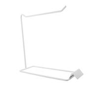 BESPORTBLE Jewelry Display Stand for Bracelets and Necklaces White Iron Organizer Single Hook for Desktop Storage of Hair Accessories and Keychains