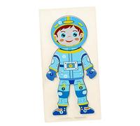 BESPORTBLE Jigsaw Puzzle Human Body Astronaut Educational Fidget Puzzle for Interactive Learning Game for Boys Develops Fine Motor Skills