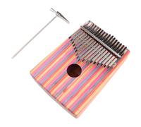 BESPORTBLE Kalimba Thumb Piano 17 Keys Portable Acacia Finger Piano for Beginners with Accessories Set Cute Musical Instrument for Boys and Girls and Adults