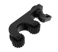 BESPORTBLE Kayak Paddle Holder Track Mount Durable Plastic Paddle Holder for Kayaks Inflatable Boats Versatile Fishing Rod Storage Accessory Easy Installation Sturdy Design for Enhanced