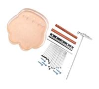 BESPORTBLE Key Kalimba Thumb Piano DIY Kit for Beginners Easy Assemble Finger Piano Instrument with Parts Smooth Surface Musical Gift for Professionals