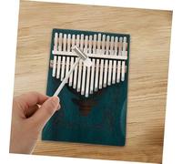 BESPORTBLE Key Portable Wooden Thumb Piano Kalimba with Carved Dog Pattern Rounded Edges for Comfortable Play Beginner-friendly Finger Instrument Gift