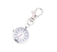 BESPORTBLE Keychain Pocket Watch with Luminous Hands Large Number Design for Easy Reading Quartz Movement for Men and Couples Boy Girl and Nurses