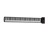 BESPORTBLE Keys Foldable Piano Portable Up Electronic Keyboard with Wireless Connection Built Battery Headphone Speaker Interface for Music Teaching Entertainment