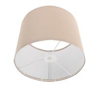 BESPORTBLE Khaki Faux Linen Drum Lampshade Barrel Table Lamp Shade for Bedroom Living Room Study Small Round Lamp Cover
