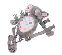 BESPORTBLE Kids Plush Elephant Backpack Anti-Lost Safety Harness and Leash for Toddlers, Soft Toddler Child Backpack for Walking and Travel