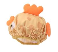 BESPORTBLE Kids Shower Cap Double Layer Waterproof Bath Hat Frog Cartoon Design Adjustable Elastic Band Toddler Hair Bonnet for Boys and Girls Bathing