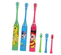 BESPORTBLE Kids Sonic Electric Toothbrush Set 3pcs Soft Bristle Automatic Toothbrush for Boys and Girls Gentle on Gums for Toddlers and Young Children