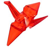 BESPORTBLE Large Acrylic Crane Figurine for S Cute Origami Animal Decoration Easy-grip Transparent Crystal Ornament for Nursery and Festive