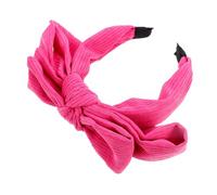 BESPORTBLE Large Bow Headband for Women Extra Large Soft Pink Bowknot Hair Accessory for Parties Holidays