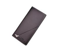 BESPORTBLE Large Capacity Leather Wallet for Men Practical Multi Card Holder Durable PU Leather Zipper Closure for Cash and Cards Light Coffee