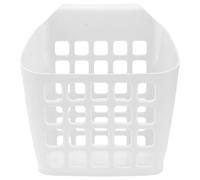 BESPORTBLE Large Capacity White Plastic Hanging Bunny Feeder Rack for Rabbits Guinea Pigs Chinchillas Hay Holder Grass Basket Preventing Waste