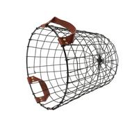 BESPORTBLE Large Capacity Wire Laundry Basket Metal Dog Toy Bin Handles Firewood Carrier for Blankets