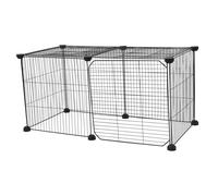 BESPORTBLE Large Metal Wire Chicken Coop Cage Multi Purpose Poultry Crate for Chickens Ducks and Small Dogs Portable Easy to Store Animal Enclosure for Outdoor Farm Use