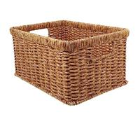 BESPORTBLE Large Rattan Round Storage Basket Wicker Storage Home Organizer Seagrass Lid for Toys