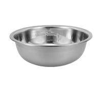 BESPORTBLE Large Stainless Steel Kitchen Round Basin 25.5cm Multifunctional Household Vegetable Washing Bowl and Mixing Salad Bowl for Home Use