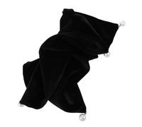 BESPORTBLE Large Velvet Scrunchies for Women Jumbo Elastic Hair Ties with Hidden Pocket Stylish Square Design for Thick Hair Versatile Ponytail Holders and Wristbands for Fall and Winter