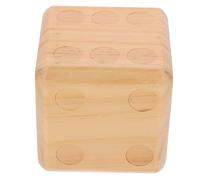 BESPORTBLE Large Wooden Dice Game Prop Outdoor Lawn Entertainment for Parties Weddings Family Fun Safe Portable Wood Dice for All Ages