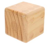 BESPORTBLE Large Wooden Dice Game Prop Outdoor Lawn Game for Parties Weddings and Gatherings Smooth Surface Comfortable Feel Fun for Adults