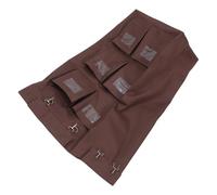 BESPORTBLE laundromat bag, replacement janitorial cart bag, 6 pockets, large capacity, rectangular, hotel use
