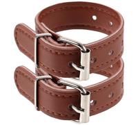 BESPORTBLE Leather Cargo Adjustable Hoverboard Straps Replacement Protector Bicycle Pet Brown Buckl Belt Fixing Baskets Sturdy Buckles Handlebar Suitable Adults Scooter Basket Kids Bike Wicker Strap